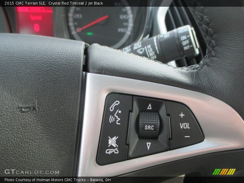 Crystal Red Tintcoat / Jet Black 2015 GMC Terrain SLE