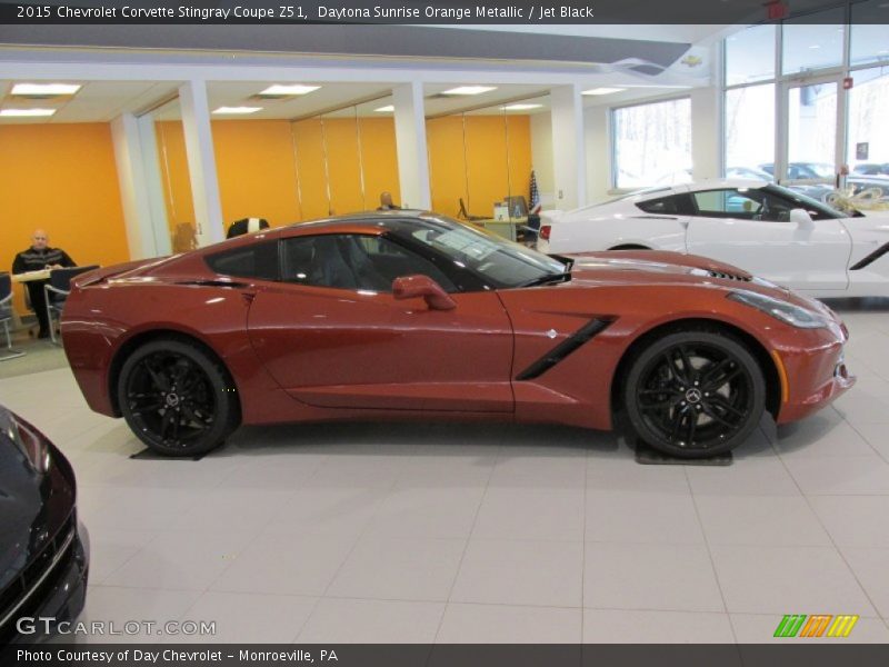  2015 Corvette Stingray Coupe Z51 Daytona Sunrise Orange Metallic