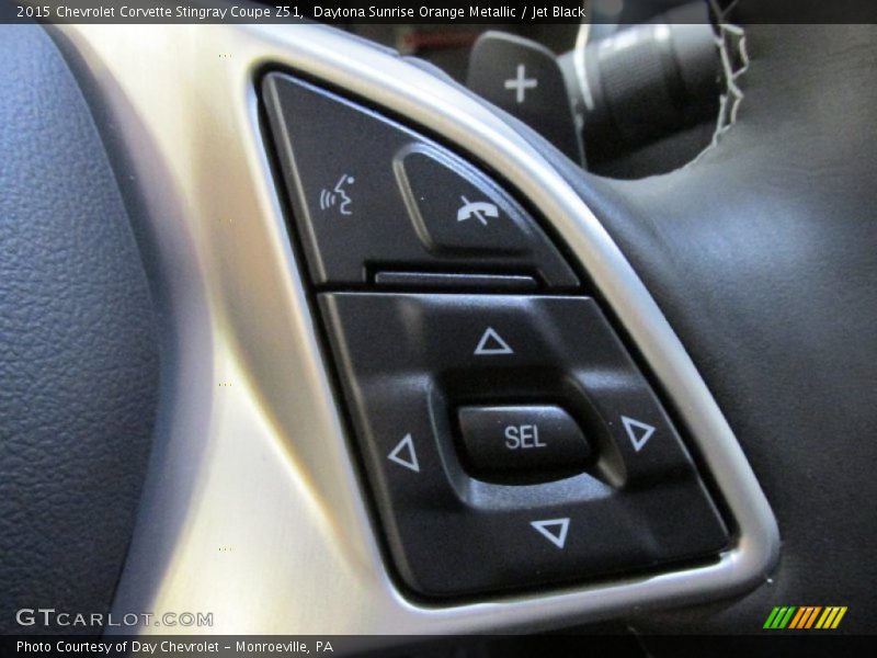 Daytona Sunrise Orange Metallic / Jet Black 2015 Chevrolet Corvette Stingray Coupe Z51