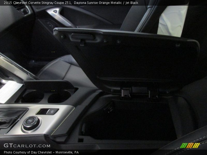Daytona Sunrise Orange Metallic / Jet Black 2015 Chevrolet Corvette Stingray Coupe Z51