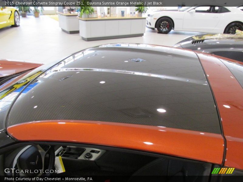 Daytona Sunrise Orange Metallic / Jet Black 2015 Chevrolet Corvette Stingray Coupe Z51