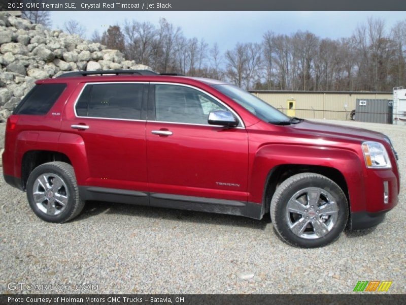 Crystal Red Tintcoat / Jet Black 2015 GMC Terrain SLE