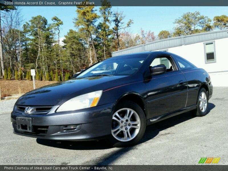 Graphite Pearl / Black 2006 Honda Accord EX Coupe