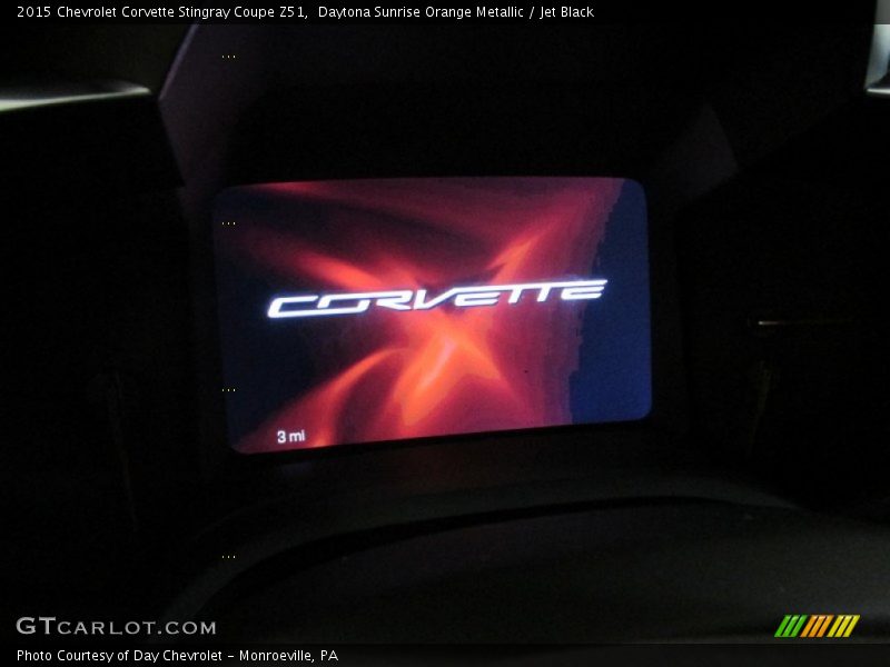Daytona Sunrise Orange Metallic / Jet Black 2015 Chevrolet Corvette Stingray Coupe Z51