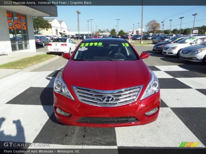 Venetian Red Pearl / Graphite Black 2013 Hyundai Azera