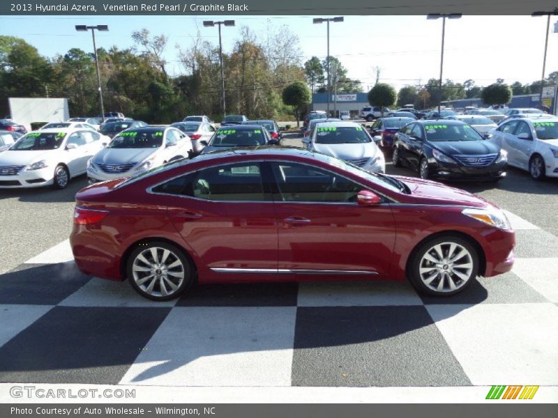Venetian Red Pearl / Graphite Black 2013 Hyundai Azera