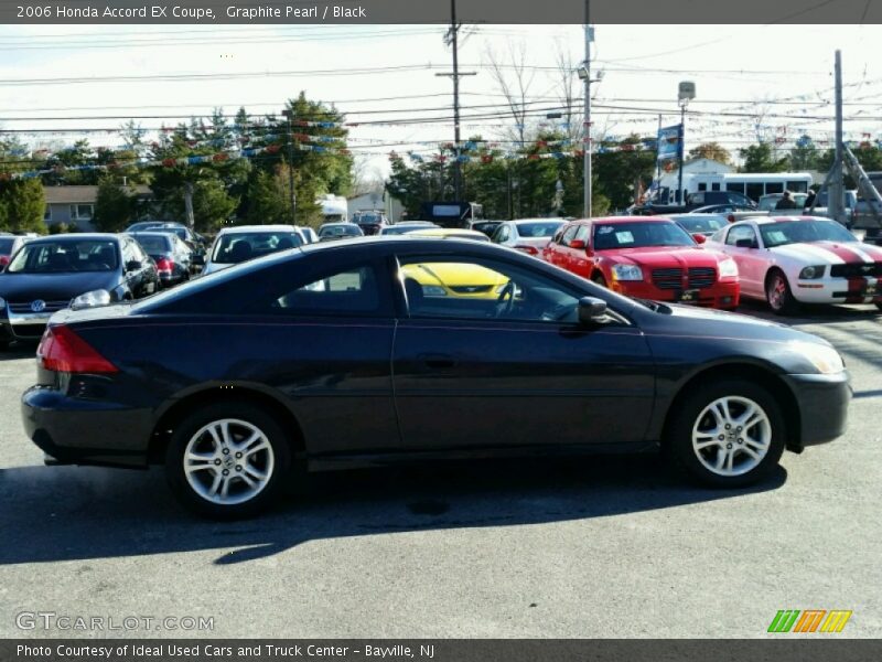 Graphite Pearl / Black 2006 Honda Accord EX Coupe