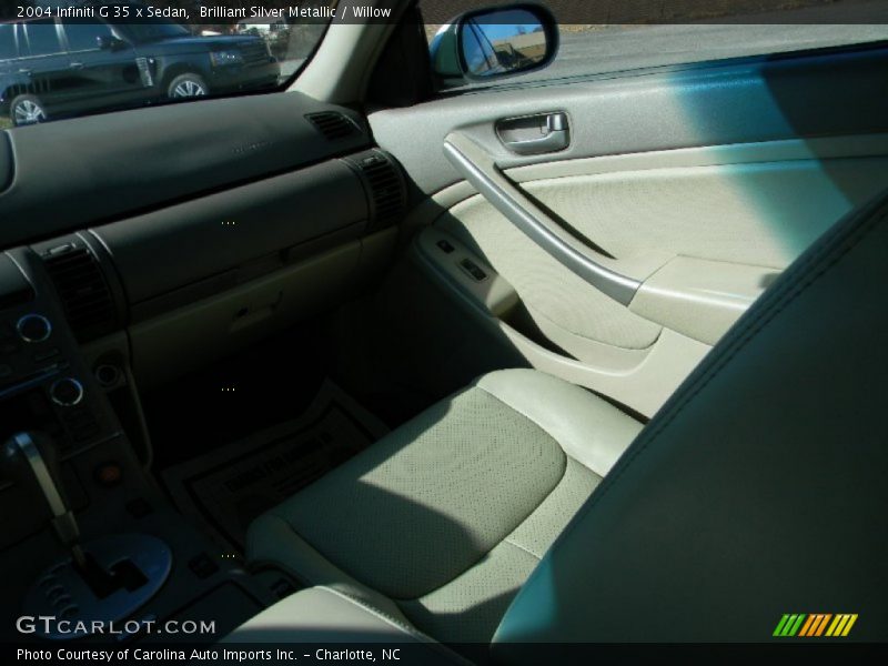 Brilliant Silver Metallic / Willow 2004 Infiniti G 35 x Sedan