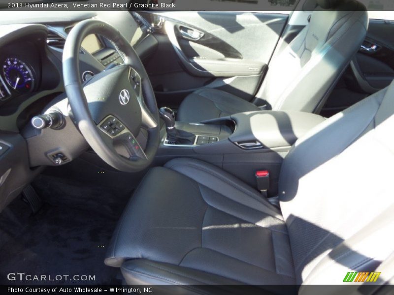 Venetian Red Pearl / Graphite Black 2013 Hyundai Azera