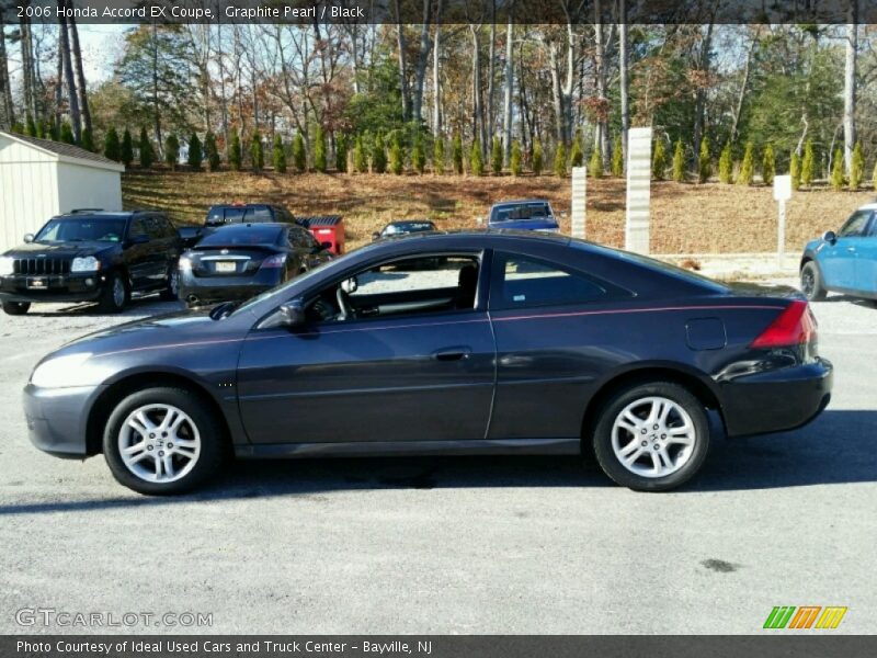 Graphite Pearl / Black 2006 Honda Accord EX Coupe