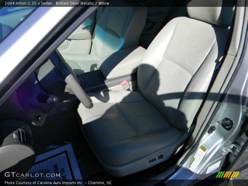 Brilliant Silver Metallic / Willow 2004 Infiniti G 35 x Sedan