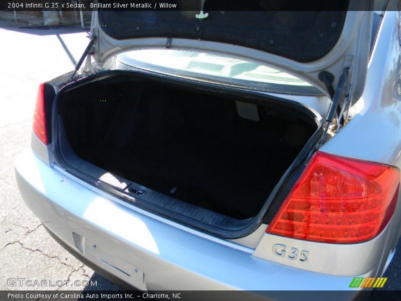 Brilliant Silver Metallic / Willow 2004 Infiniti G 35 x Sedan