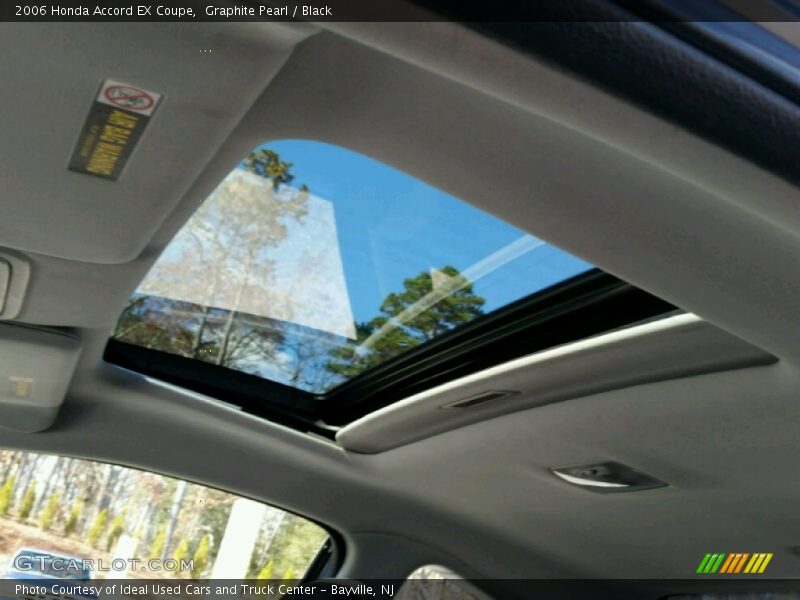 Graphite Pearl / Black 2006 Honda Accord EX Coupe