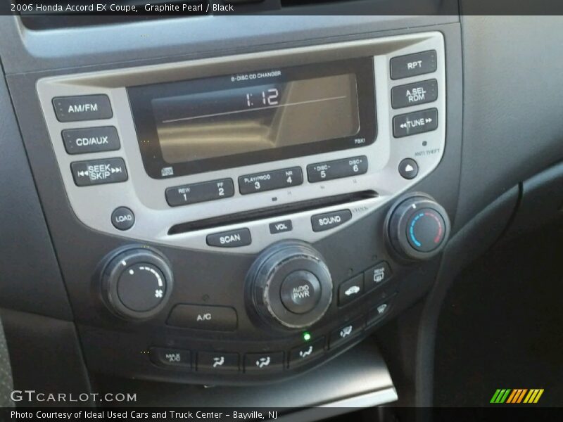 Graphite Pearl / Black 2006 Honda Accord EX Coupe