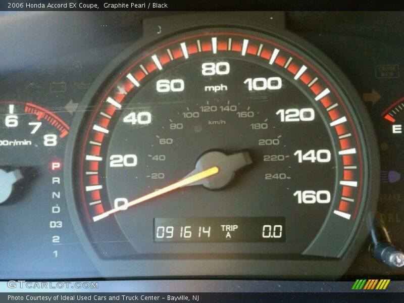 Graphite Pearl / Black 2006 Honda Accord EX Coupe