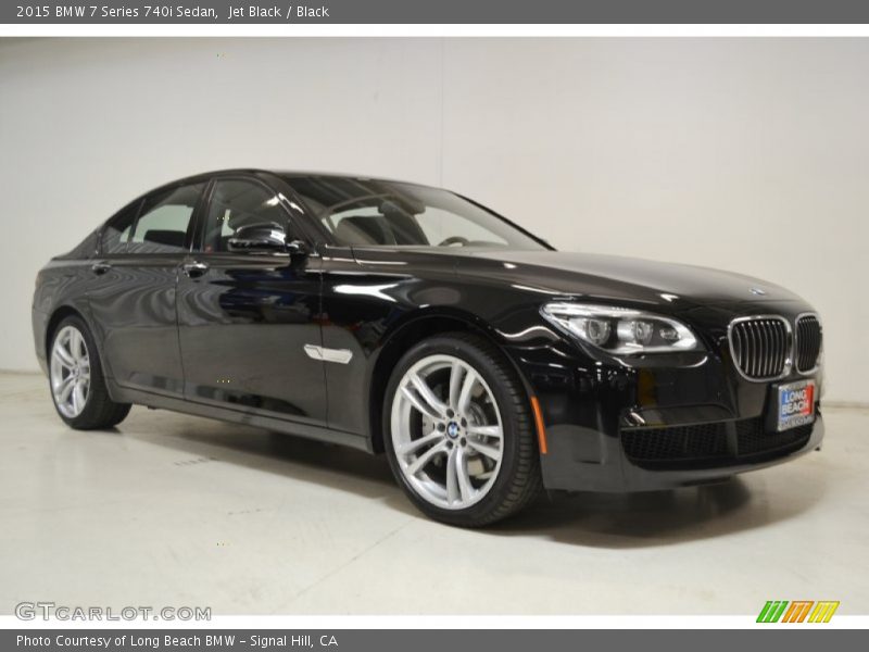 Jet Black / Black 2015 BMW 7 Series 740i Sedan