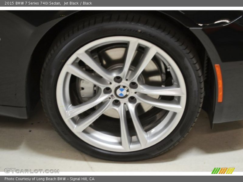 Jet Black / Black 2015 BMW 7 Series 740i Sedan