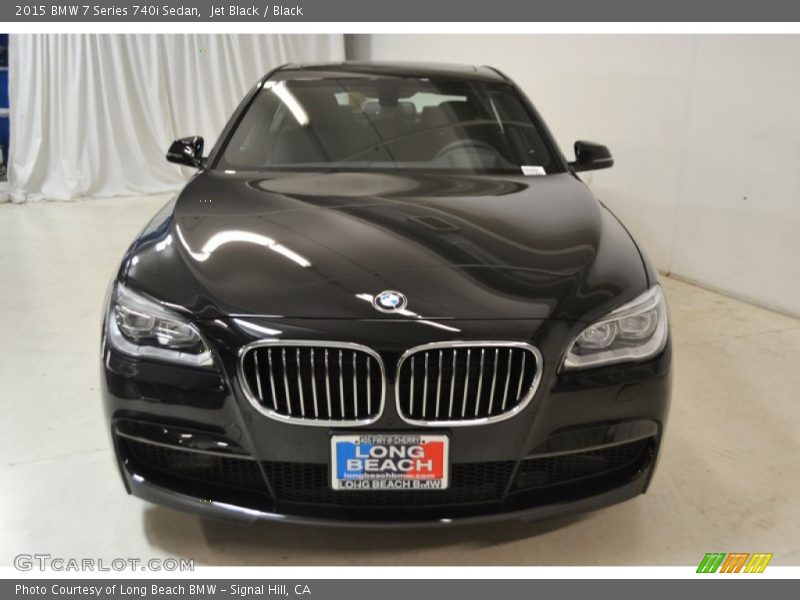 Jet Black / Black 2015 BMW 7 Series 740i Sedan