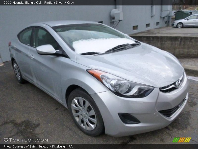 Radiant Silver / Gray 2011 Hyundai Elantra GLS