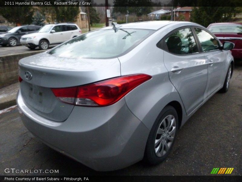 Radiant Silver / Gray 2011 Hyundai Elantra GLS