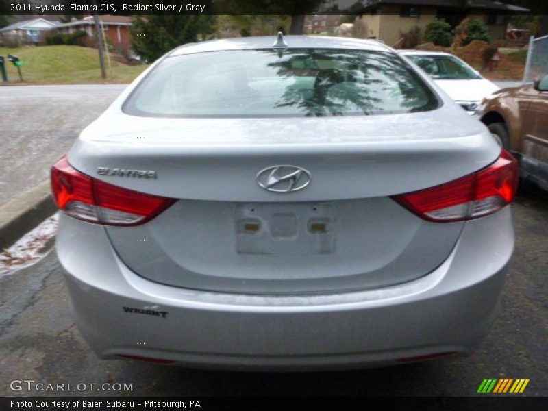 Radiant Silver / Gray 2011 Hyundai Elantra GLS