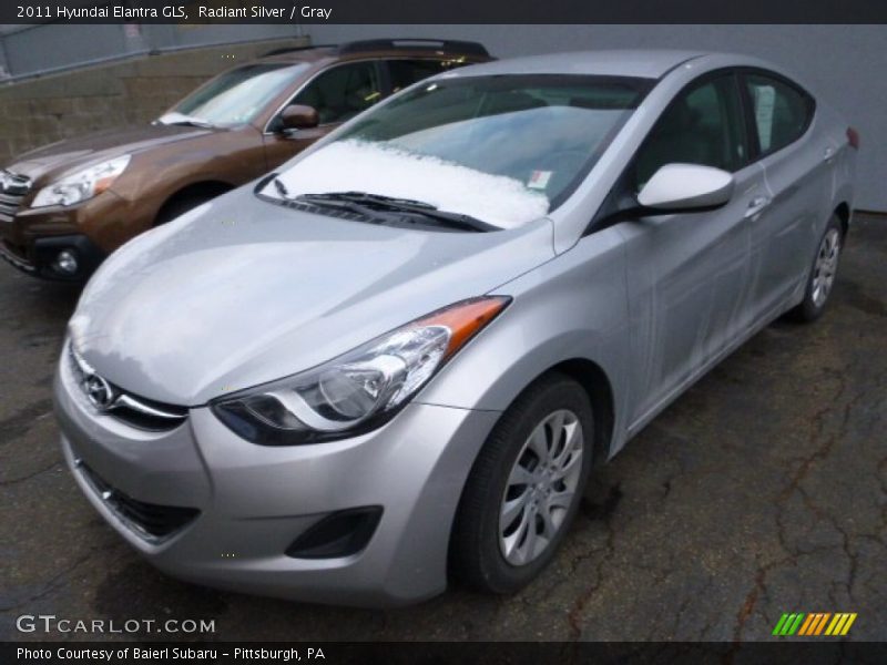 Radiant Silver / Gray 2011 Hyundai Elantra GLS
