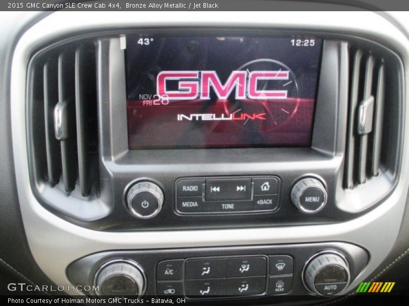 Bronze Alloy Metallic / Jet Black 2015 GMC Canyon SLE Crew Cab 4x4