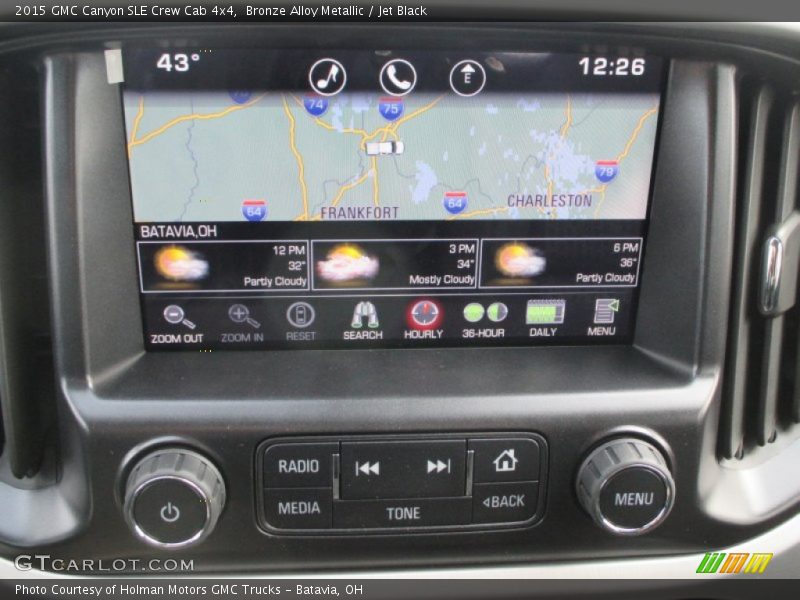 Bronze Alloy Metallic / Jet Black 2015 GMC Canyon SLE Crew Cab 4x4