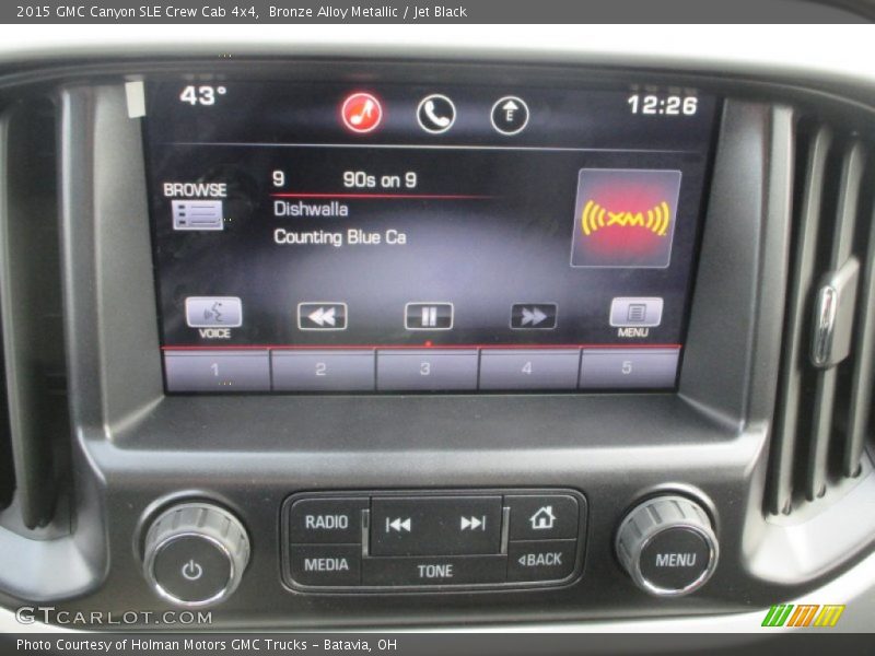 Bronze Alloy Metallic / Jet Black 2015 GMC Canyon SLE Crew Cab 4x4