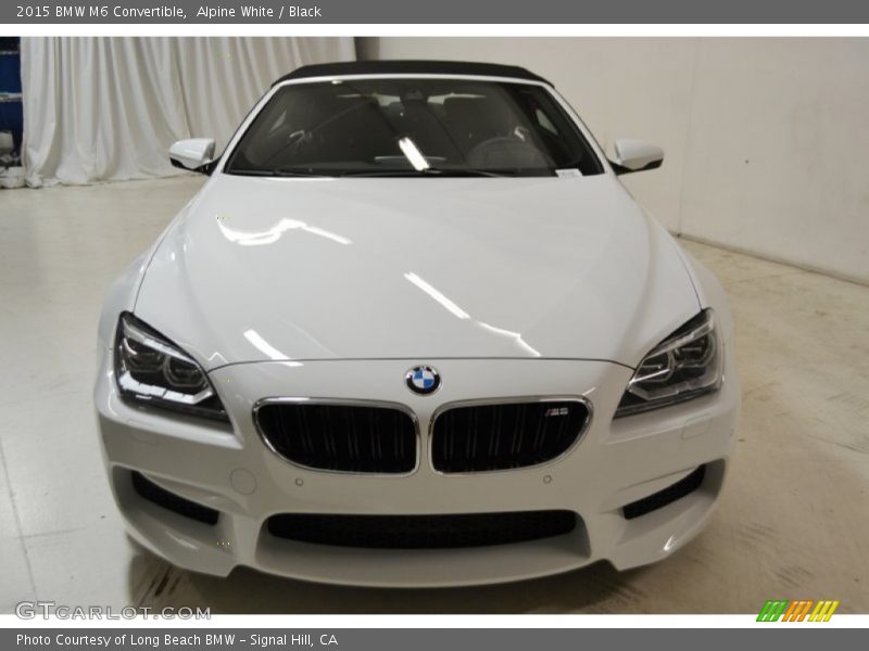 Alpine White / Black 2015 BMW M6 Convertible
