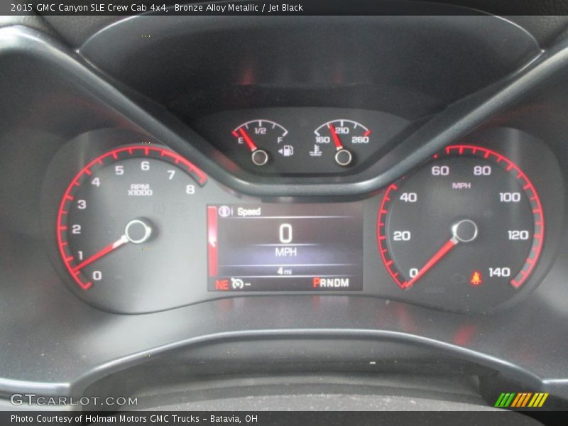 Bronze Alloy Metallic / Jet Black 2015 GMC Canyon SLE Crew Cab 4x4