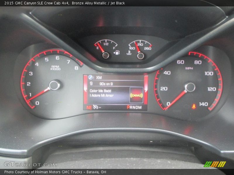 Bronze Alloy Metallic / Jet Black 2015 GMC Canyon SLE Crew Cab 4x4