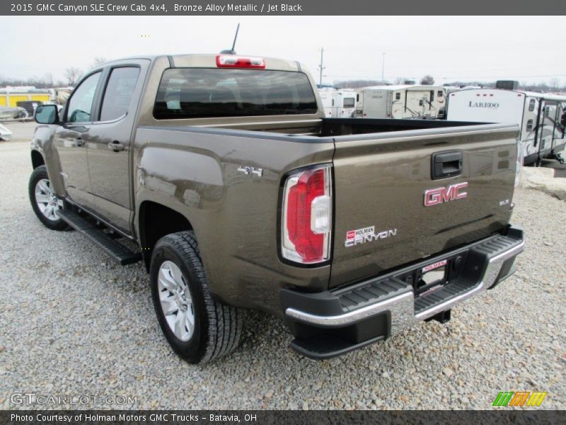 Bronze Alloy Metallic / Jet Black 2015 GMC Canyon SLE Crew Cab 4x4