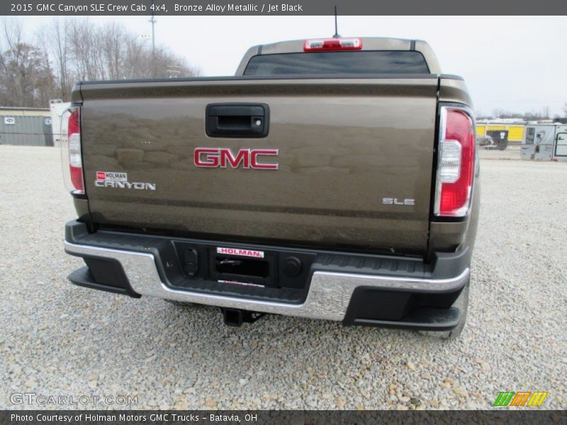 Bronze Alloy Metallic / Jet Black 2015 GMC Canyon SLE Crew Cab 4x4