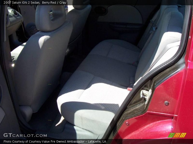 Berry Red / Gray 2007 Saturn ION 2 Sedan