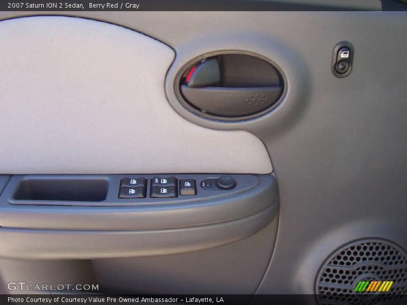 Berry Red / Gray 2007 Saturn ION 2 Sedan