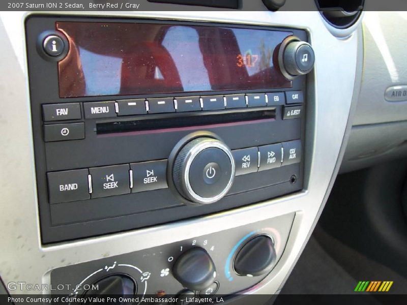 Berry Red / Gray 2007 Saturn ION 2 Sedan