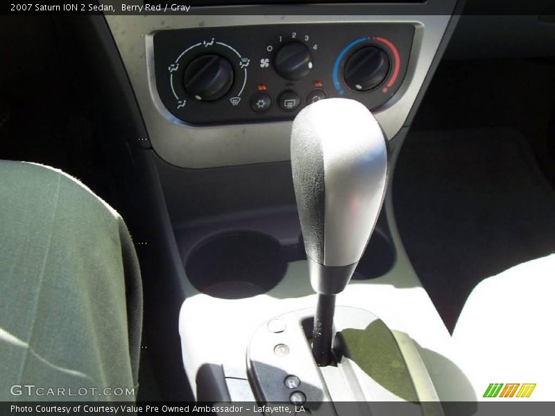Berry Red / Gray 2007 Saturn ION 2 Sedan