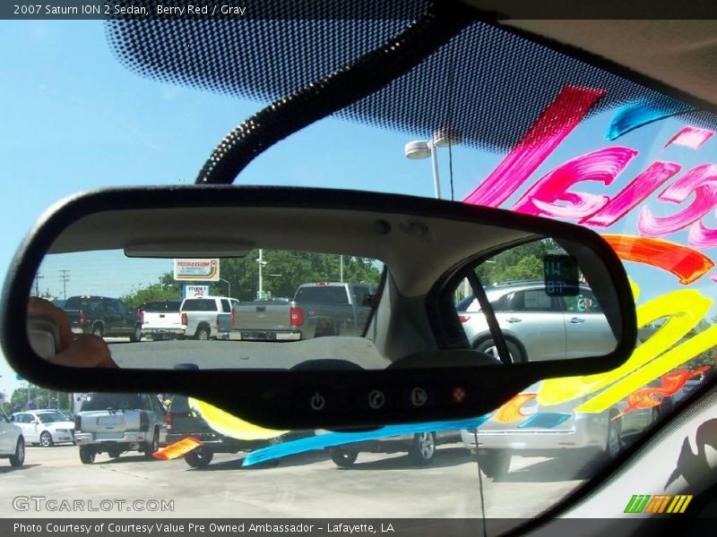 Berry Red / Gray 2007 Saturn ION 2 Sedan