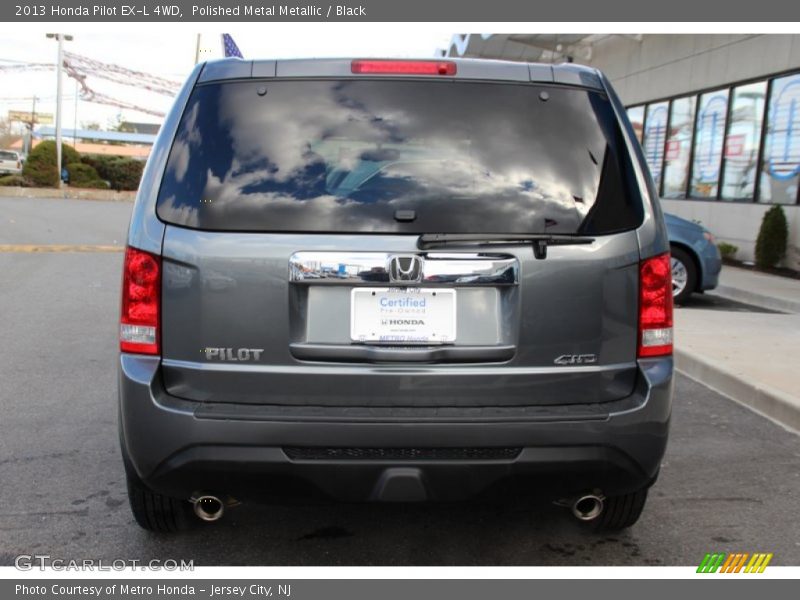 Polished Metal Metallic / Black 2013 Honda Pilot EX-L 4WD