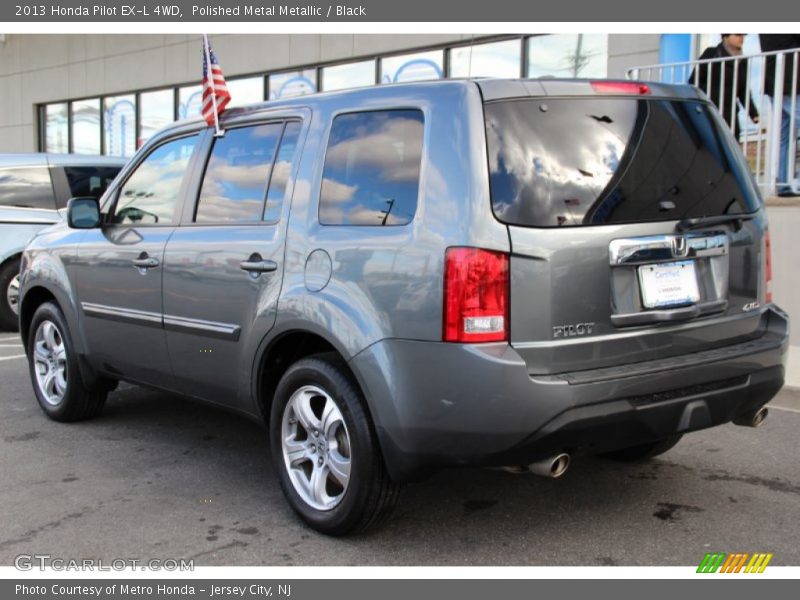 Polished Metal Metallic / Black 2013 Honda Pilot EX-L 4WD
