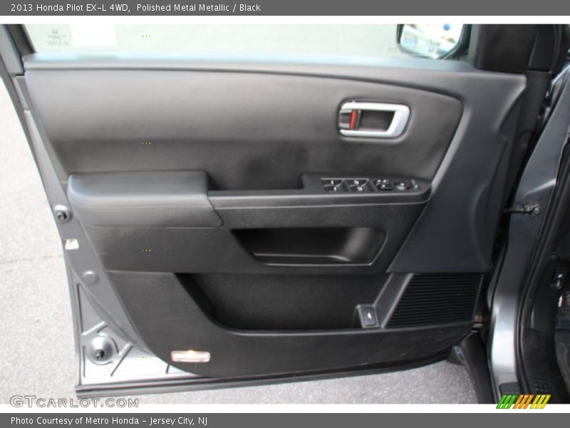Polished Metal Metallic / Black 2013 Honda Pilot EX-L 4WD