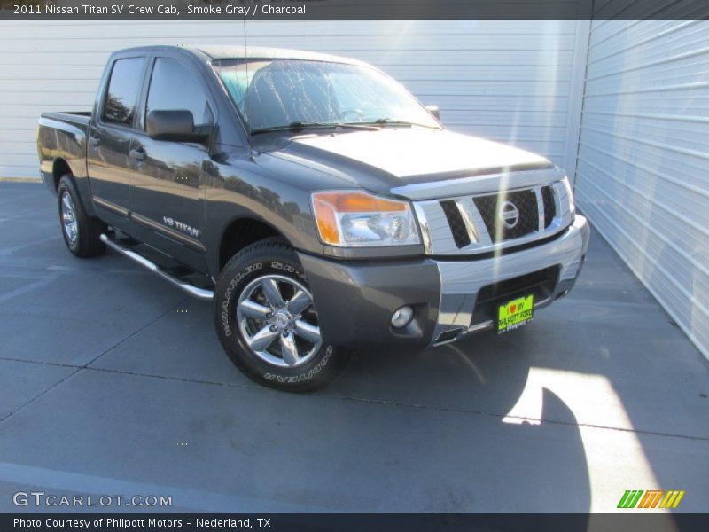 Smoke Gray / Charcoal 2011 Nissan Titan SV Crew Cab