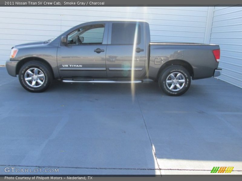 Smoke Gray / Charcoal 2011 Nissan Titan SV Crew Cab