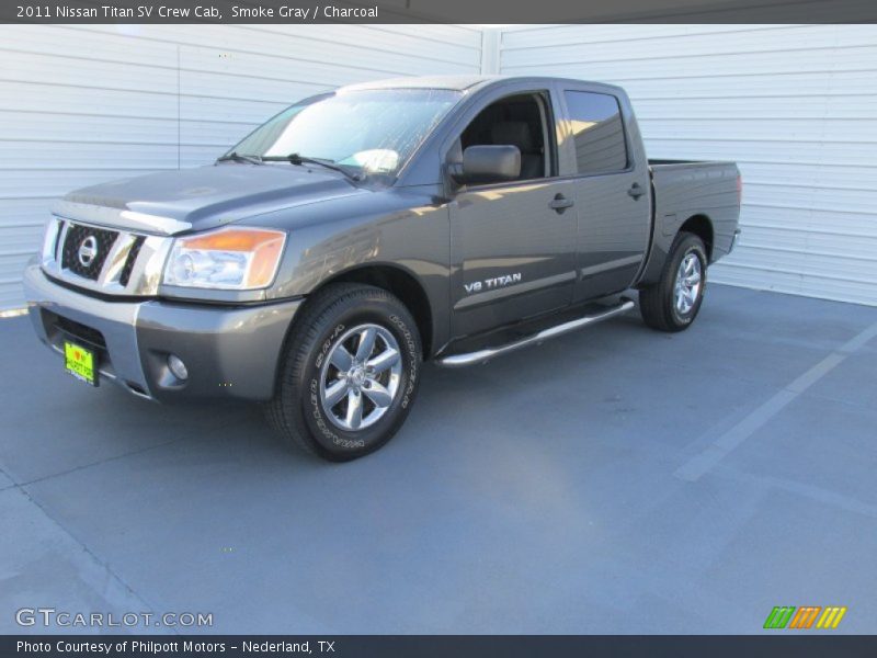 Smoke Gray / Charcoal 2011 Nissan Titan SV Crew Cab