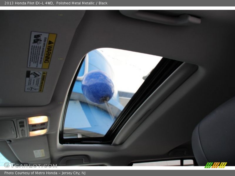 Polished Metal Metallic / Black 2013 Honda Pilot EX-L 4WD