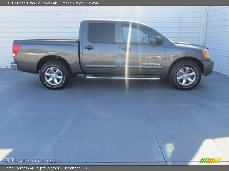 Smoke Gray / Charcoal 2011 Nissan Titan SV Crew Cab