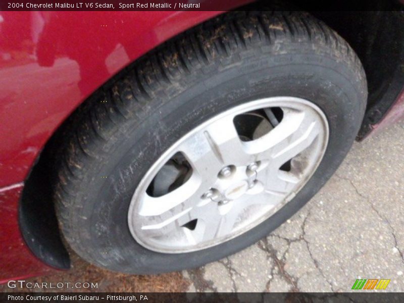 Sport Red Metallic / Neutral 2004 Chevrolet Malibu LT V6 Sedan