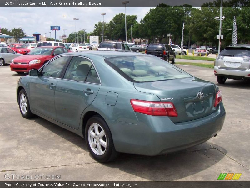 Aloe Green Metallic / Bisque 2007 Toyota Camry LE