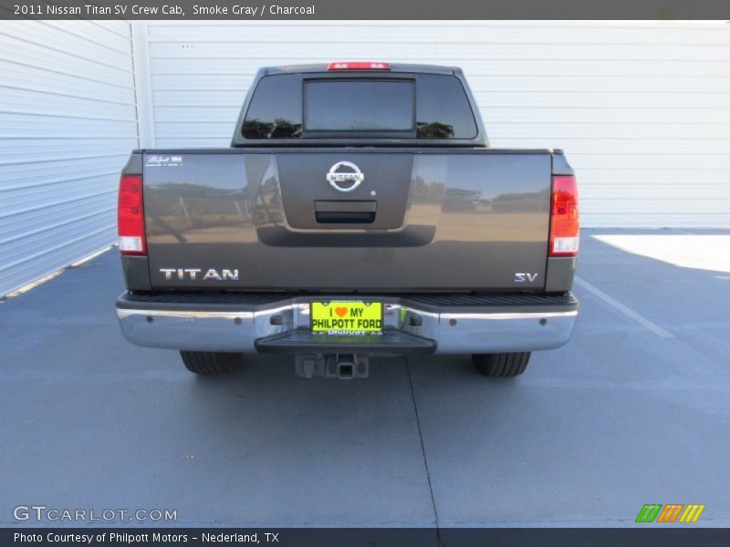 Smoke Gray / Charcoal 2011 Nissan Titan SV Crew Cab